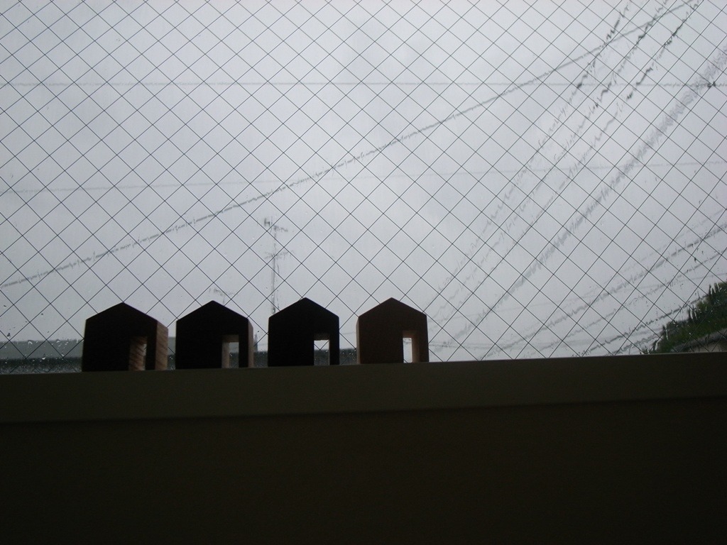 雨の日は。