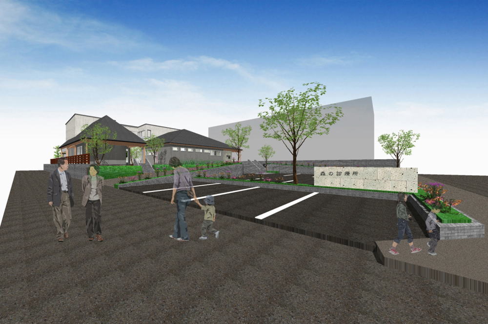 森の診療所の計画案イメージ02