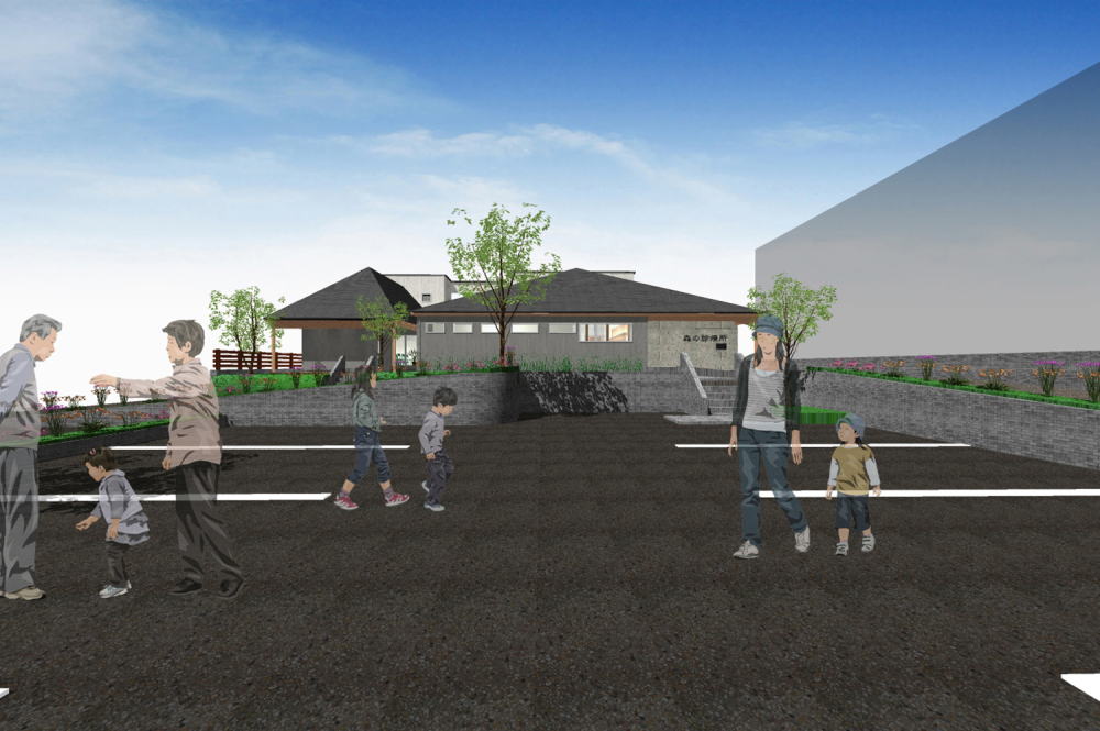 森の診療所の計画案イメージ01