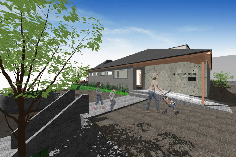 森の診療所の計画案イメージ03