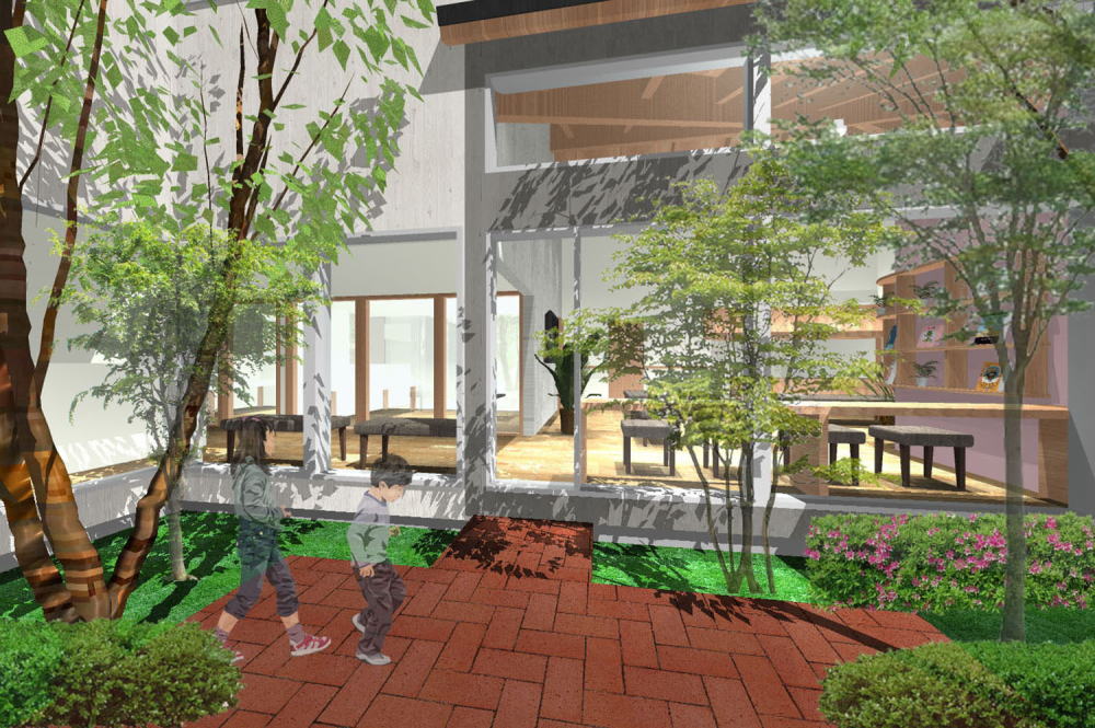 森の診療所の計画案イメージ06