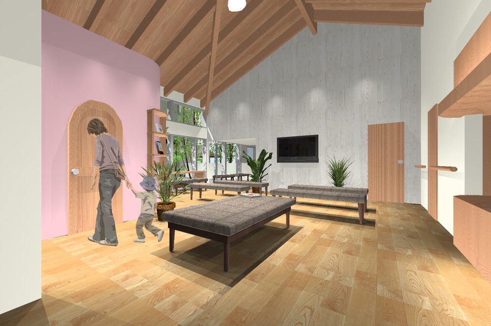 森の診療所の計画案イメージ07