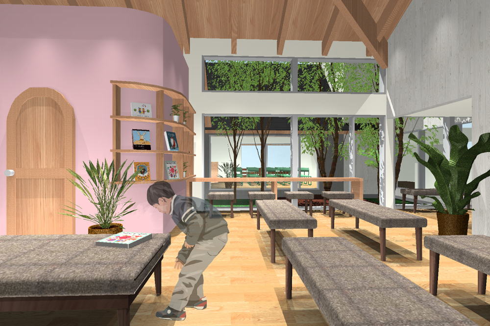 森の診療所の計画案イメージ08