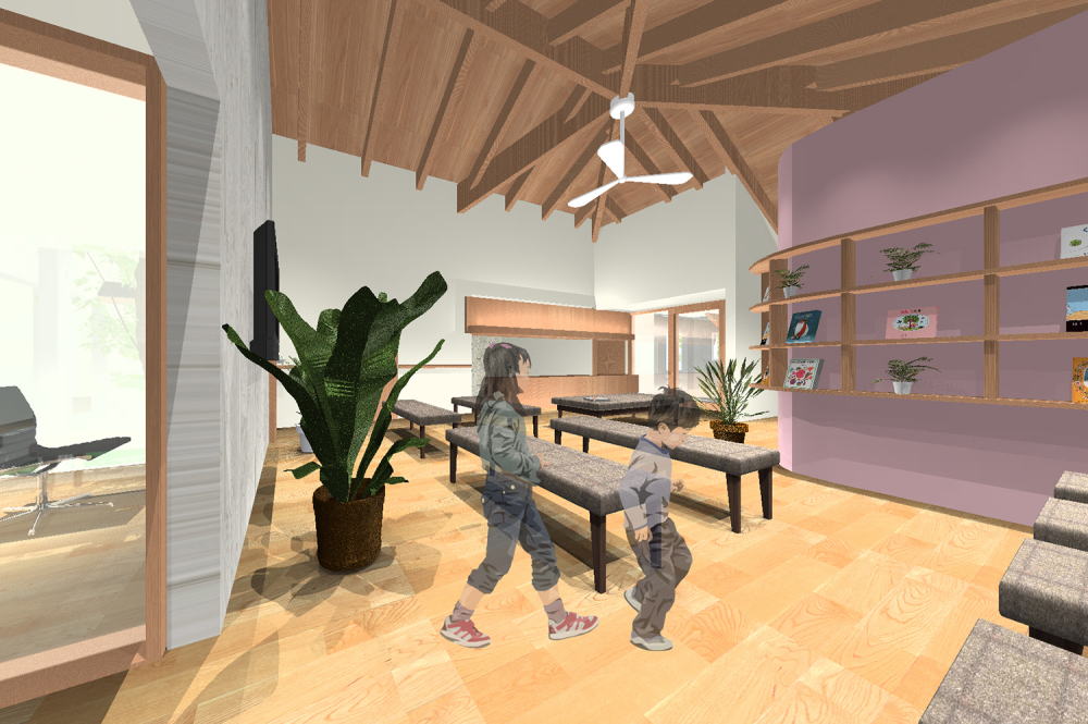 森の診療所の計画案イメージ09