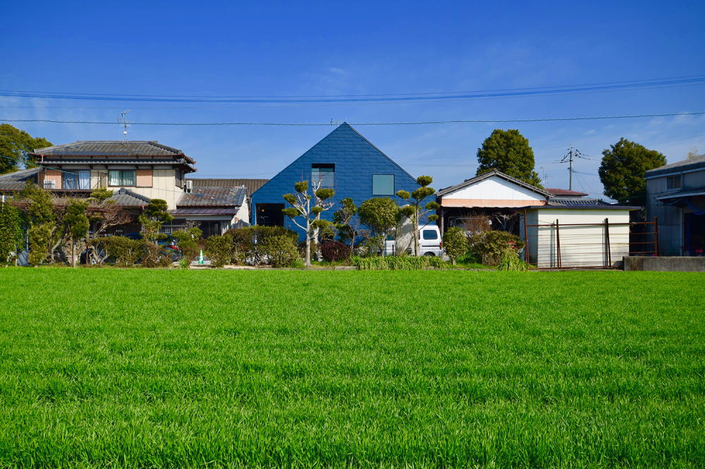 藍いろの家の外観イメージ02
