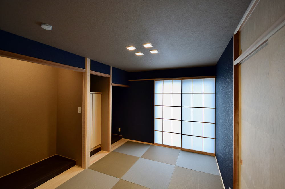 線路沿いの家の和室イメージ