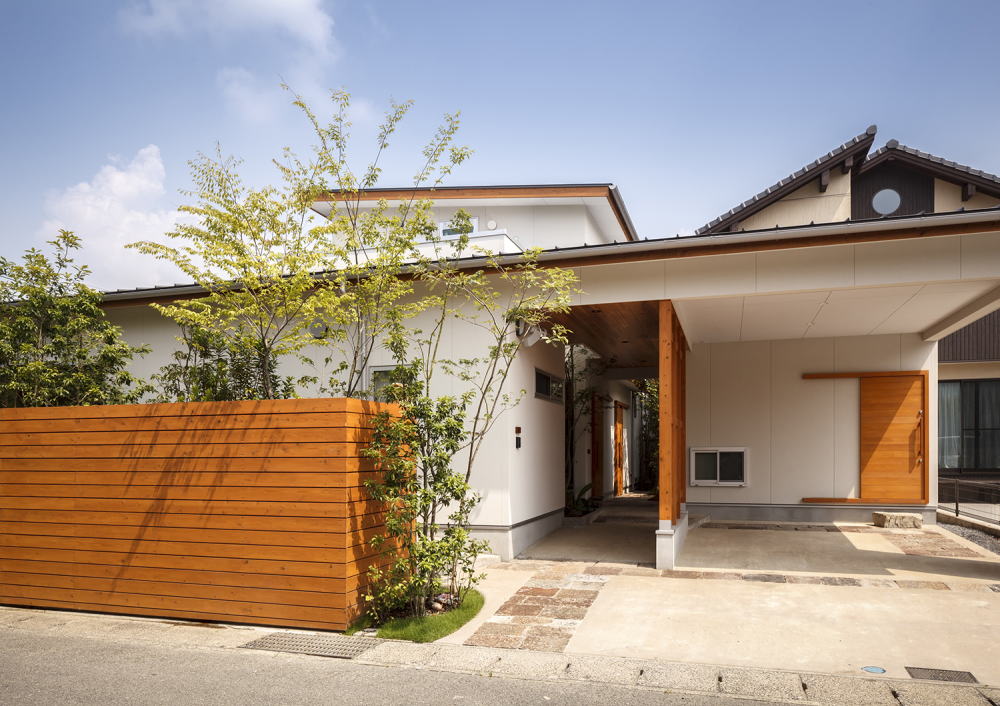 公園前の家の外観イメージ02