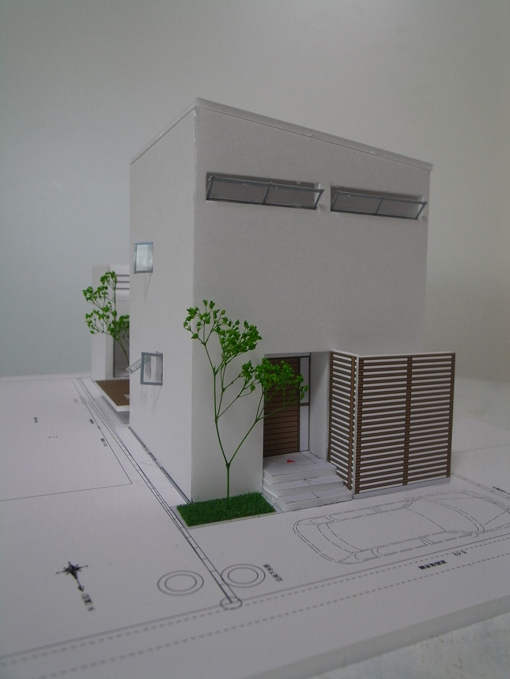 しののめの長屋の模型段階イメージ01