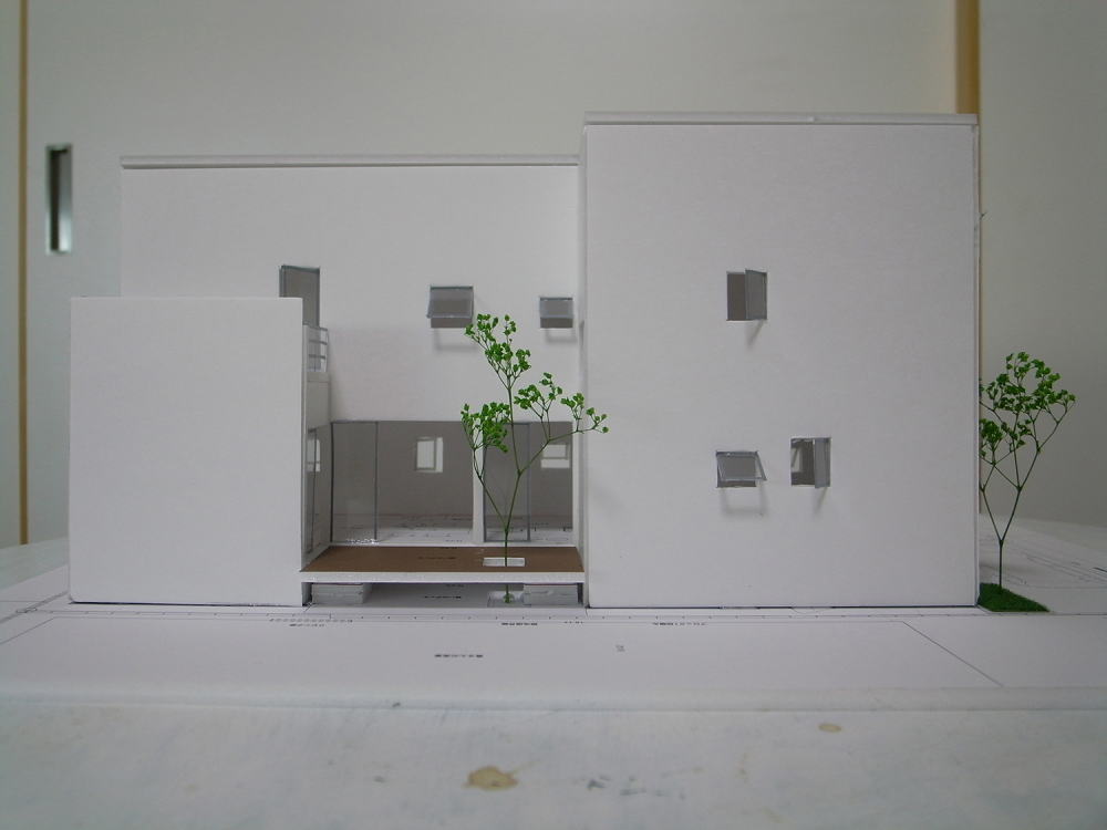 しののめの長屋の模型段階イメージ02