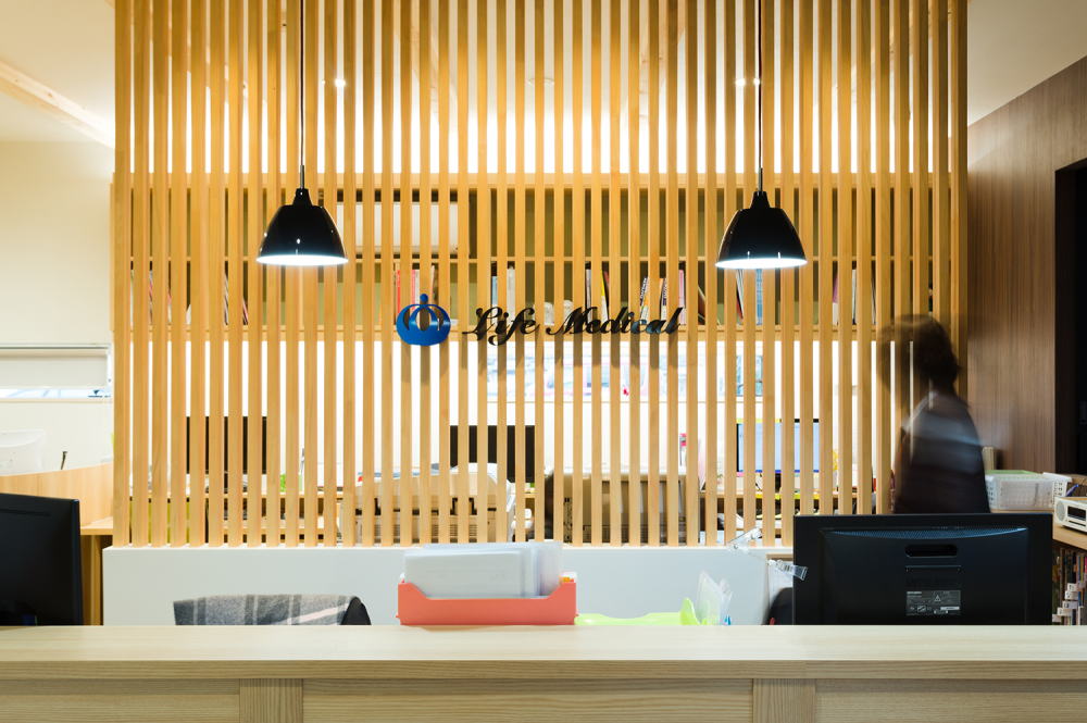 ライフ・メディカルの受付イメージ