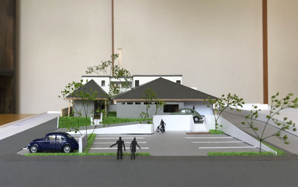 森の診療所の模型段階イメージ01