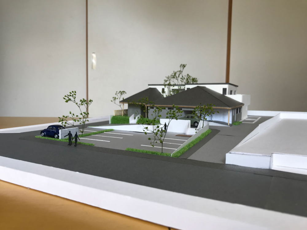 森の診療所の模型段階イメージ04