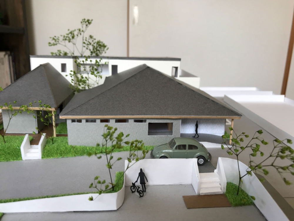 森の診療所の模型段階イメージ05