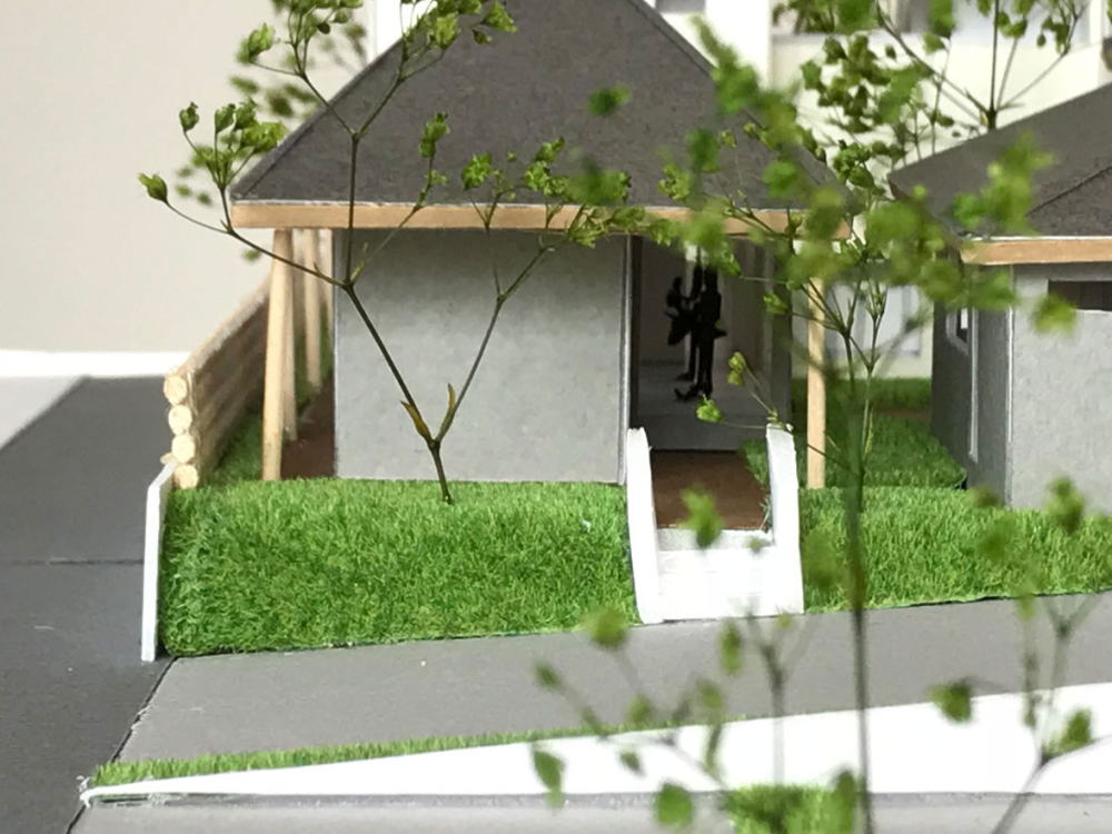 森の診療所の模型段階イメージ06