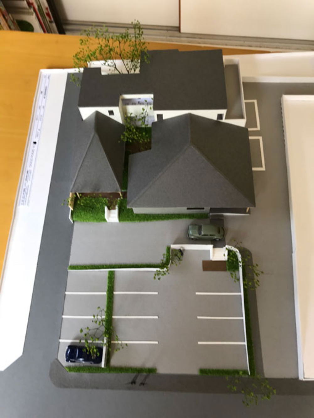 森の診療所の模型段階イメージ07