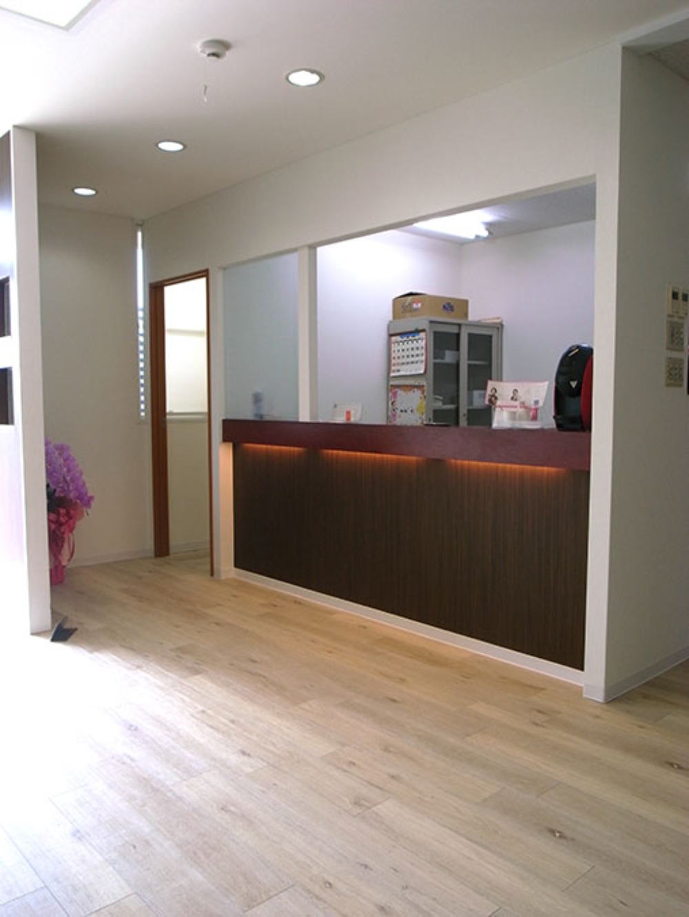 のりこ歯科医院の受付イメージ