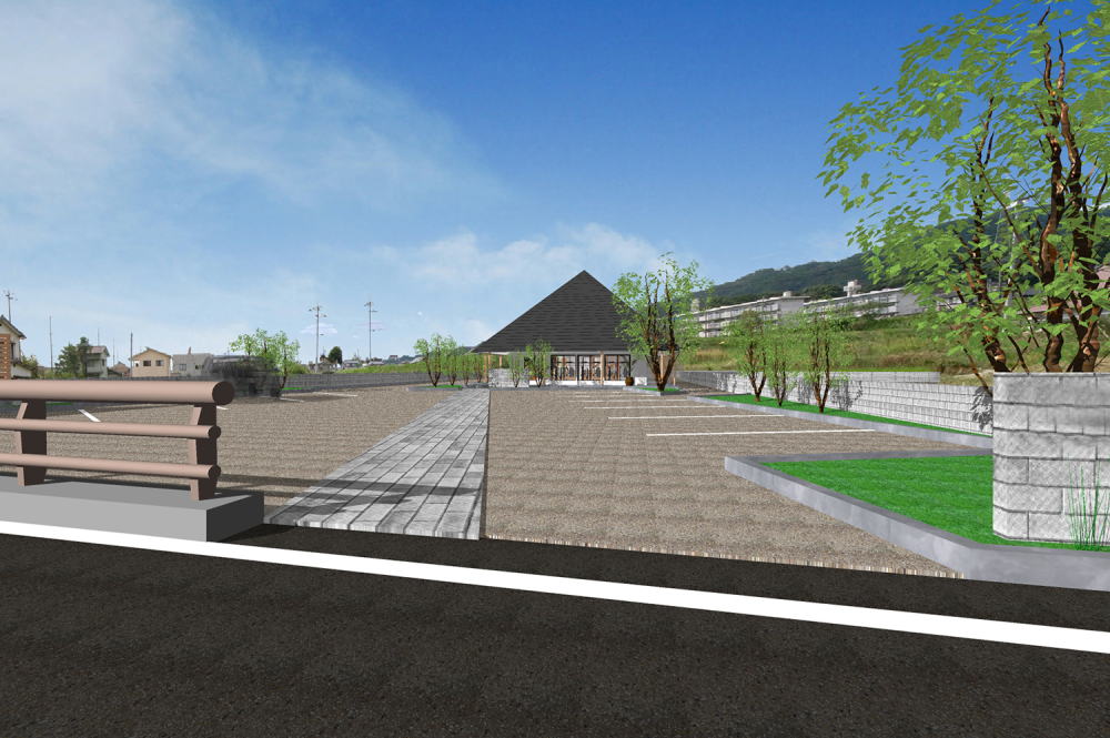 とんがり屋根の店の外観イメージ03