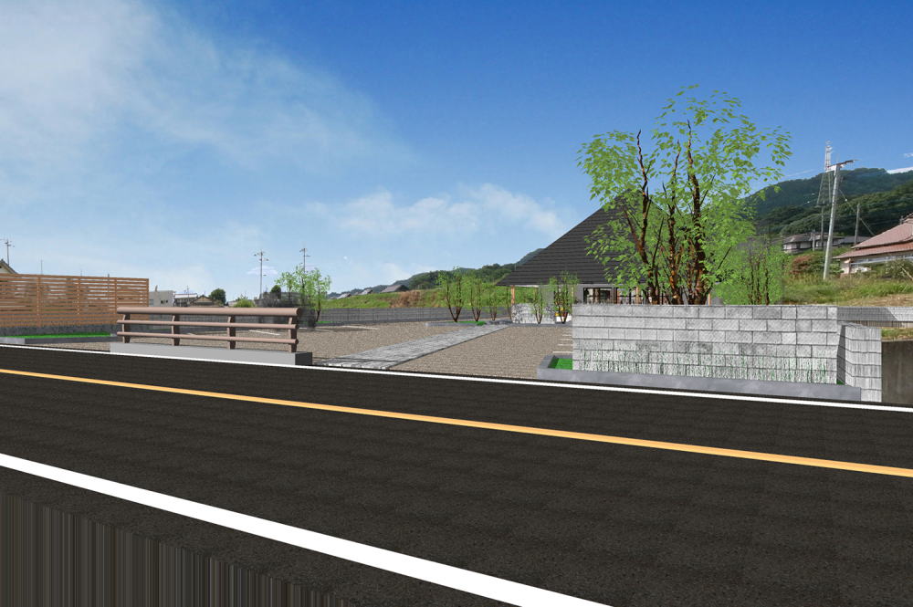 とんがり屋根の店の外観イメージ02