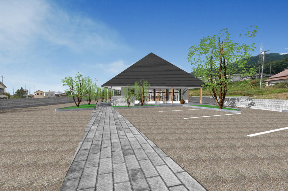 とんがり屋根の店の外観イメージ04