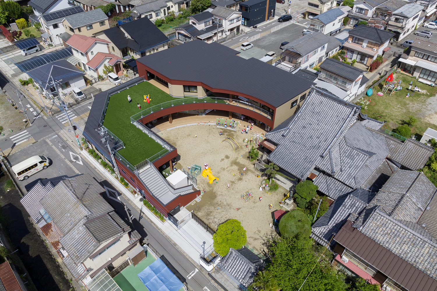 ふじかげこども園の外観イメージ01