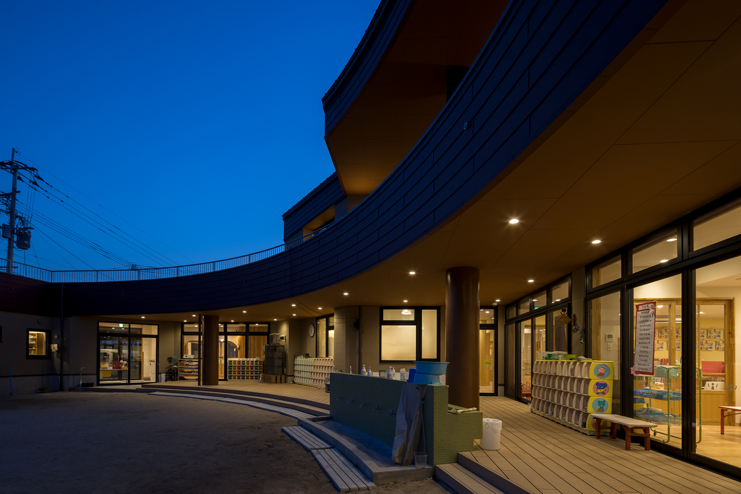 ふじかげこども園の外観イメージ08