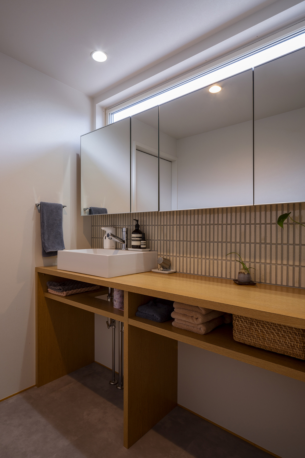 コノミノイエの洗面化粧台イメージ