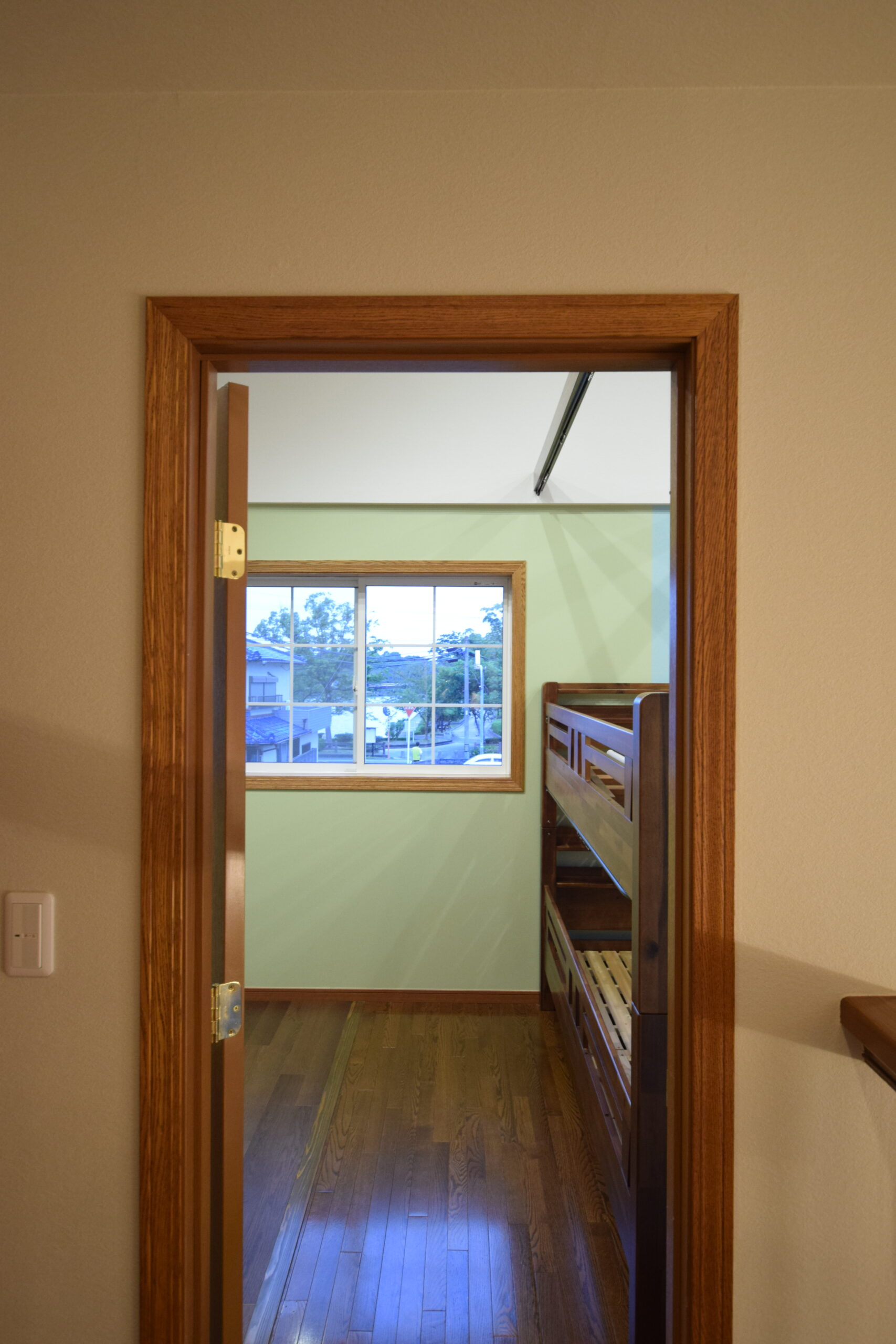 奏のいえ寝室入口のイメージ