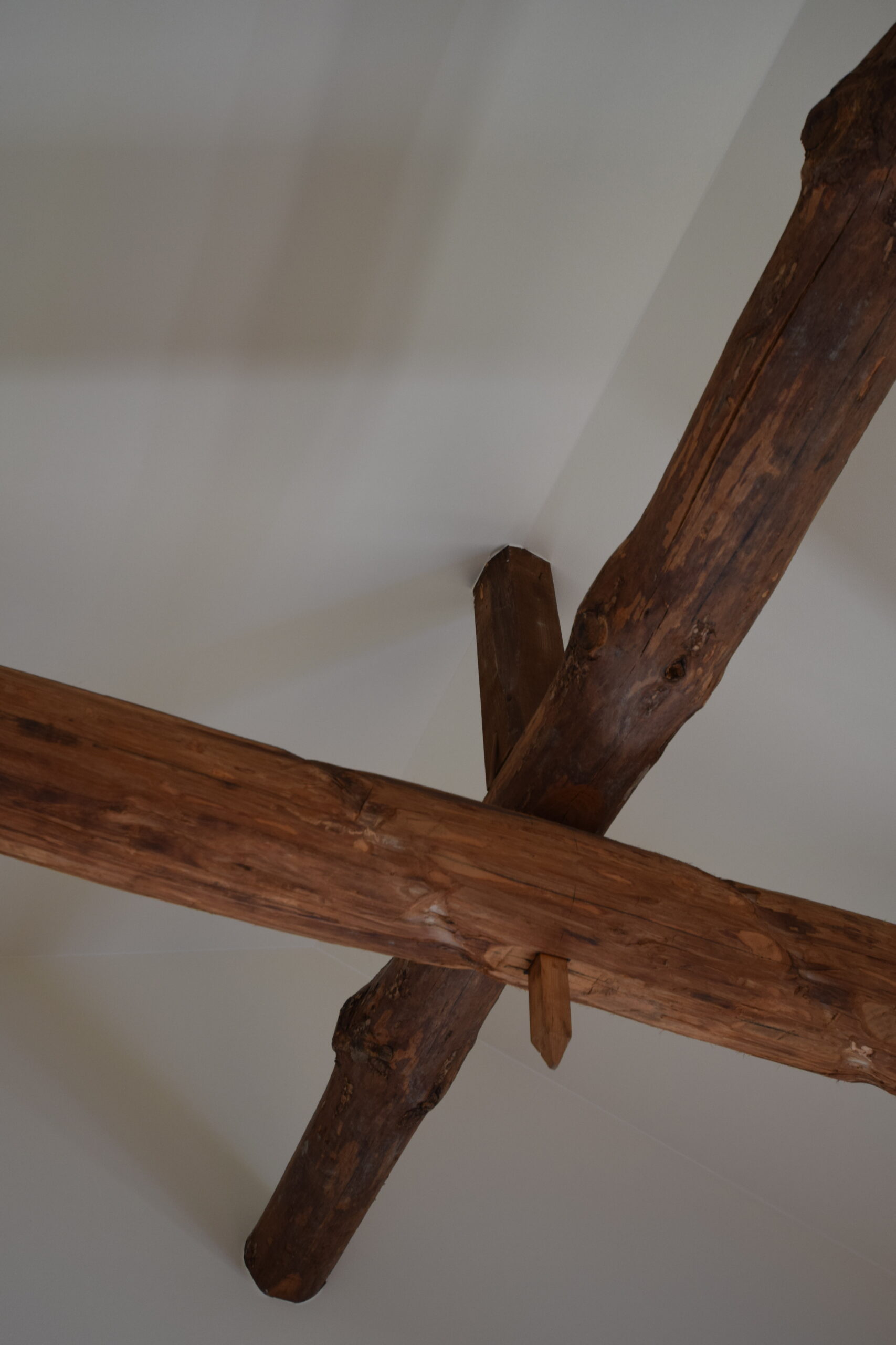 浮き床の家の天井の梁イメージ