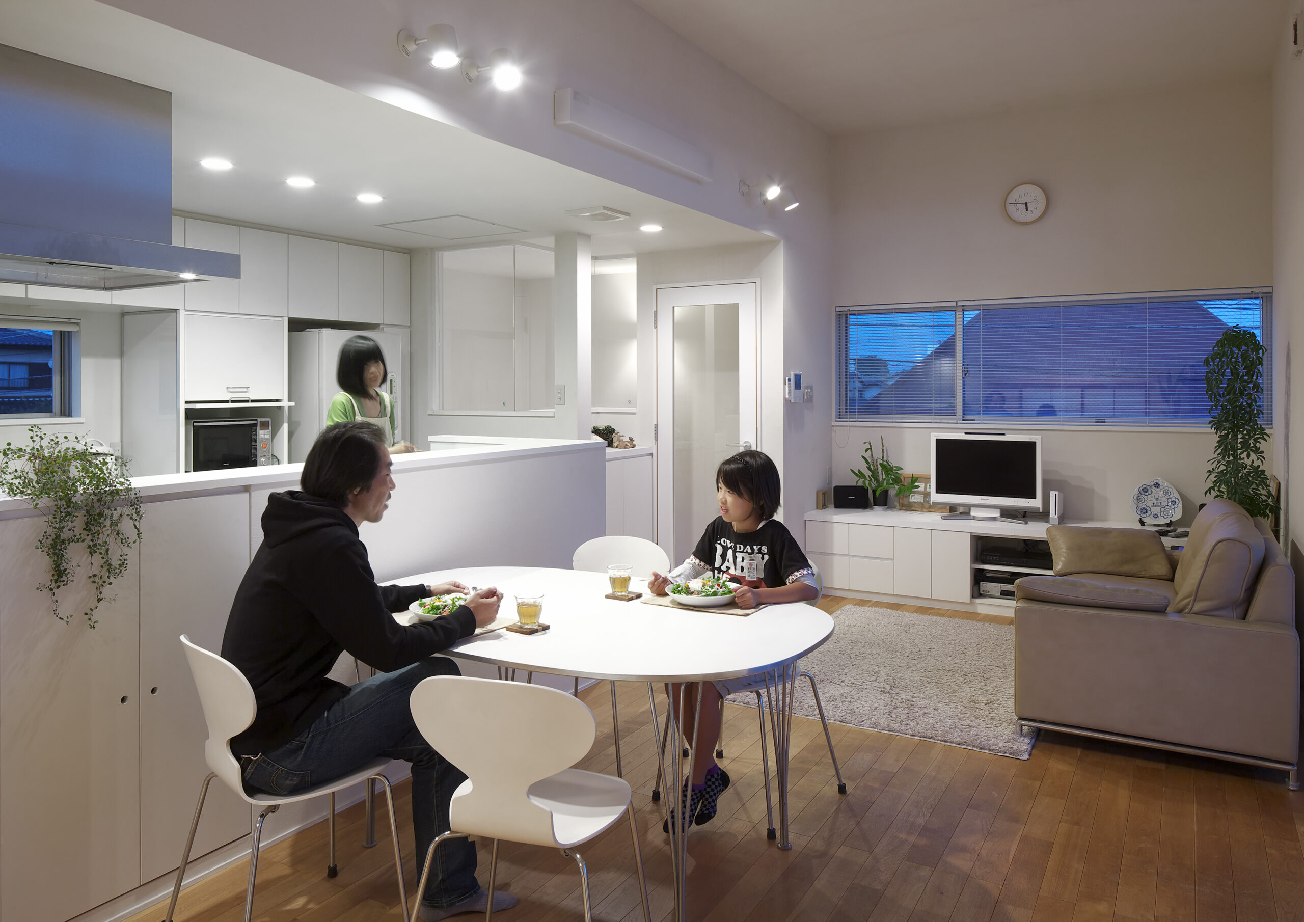 水ケ江の家のリビングイメージ03