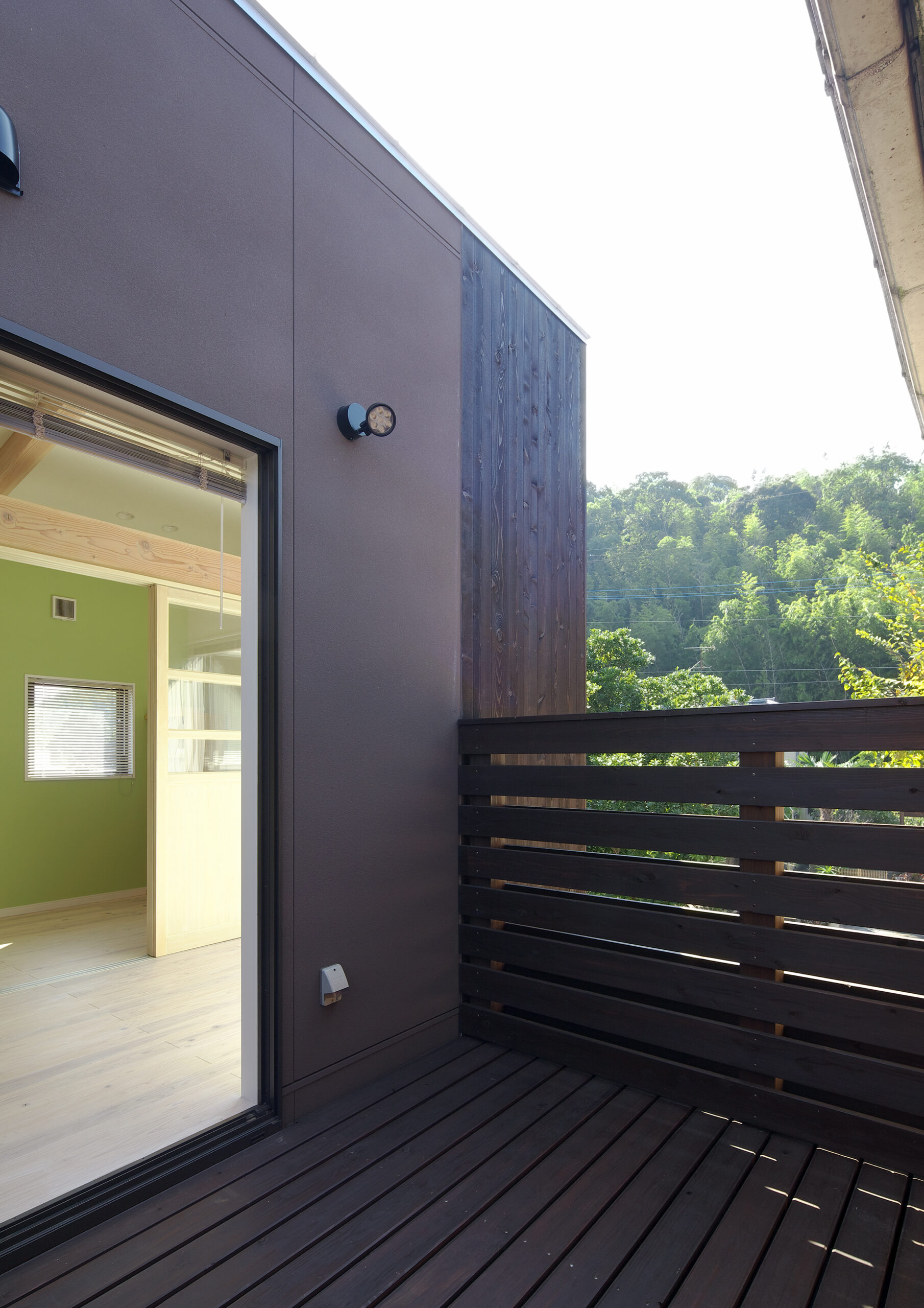 お菓子の家のバルコニーのイメージ