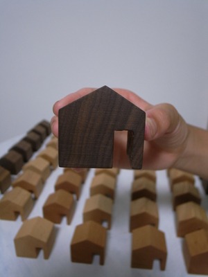 家型の積木のイメージ01