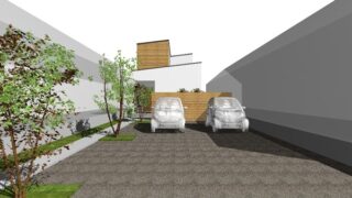 住宅と店舗