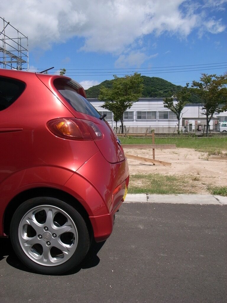 雨あがりに。