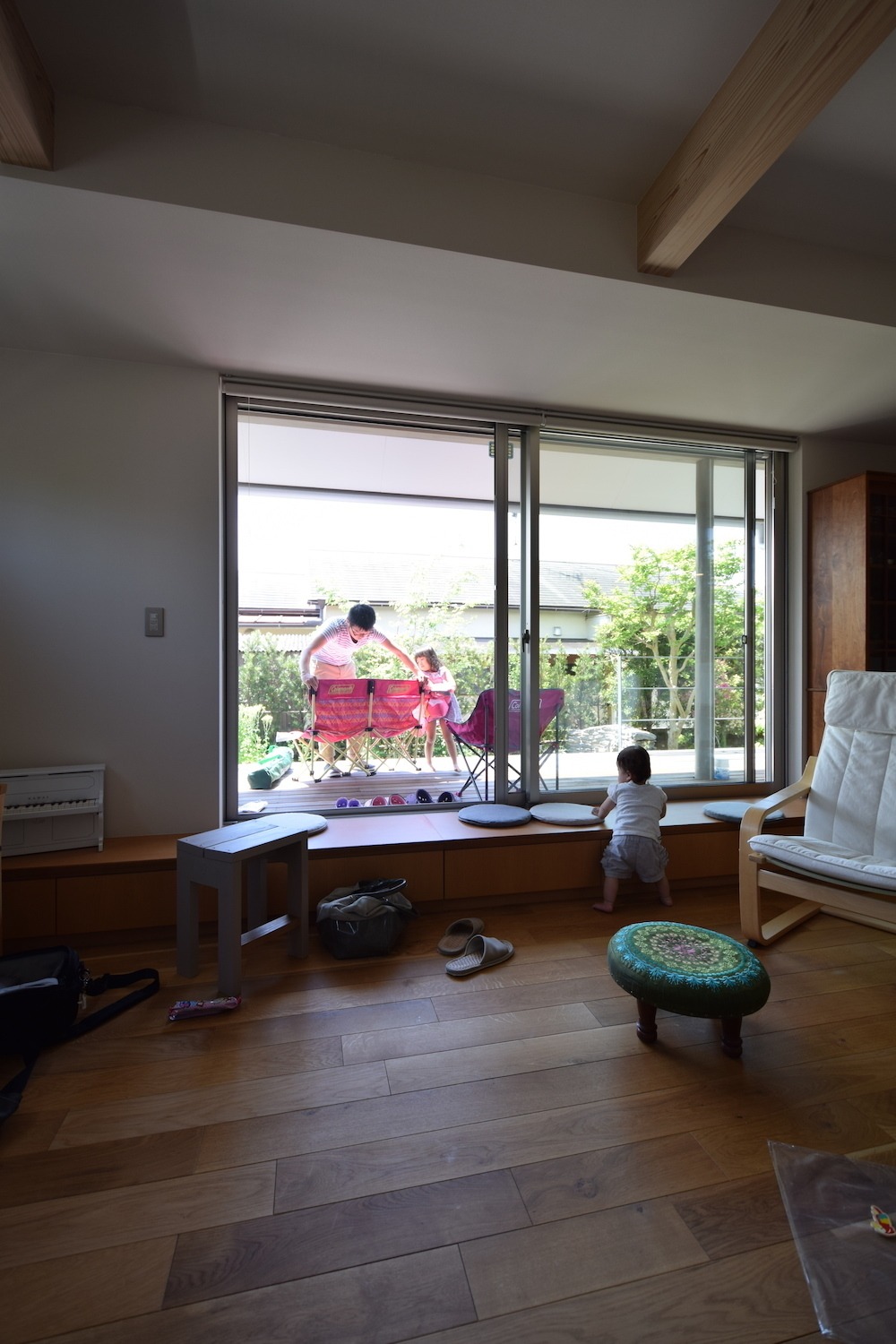 さんかく屋根の家の誕生日に。
