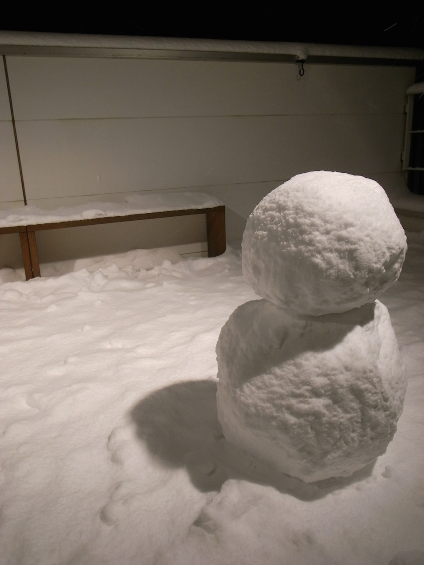 氷点下の日。