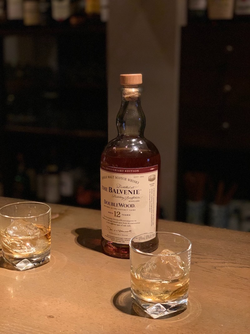 息子と初めてのBar。