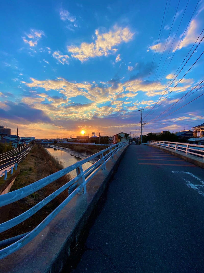 いつもの道。