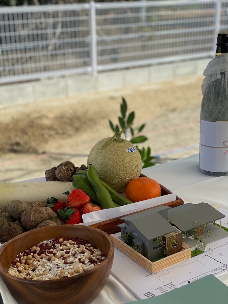 地鎮祭を迎えました。