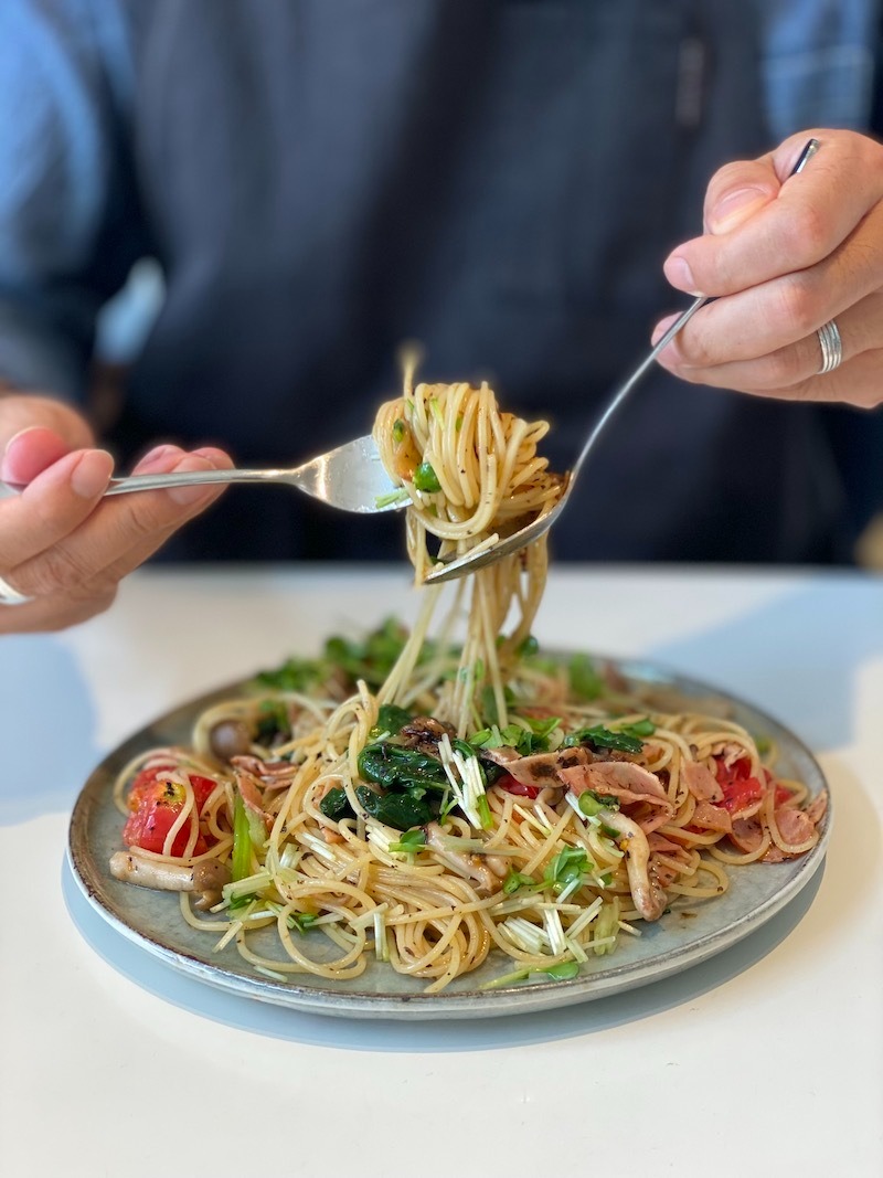 ジェノベーゼパスタ。