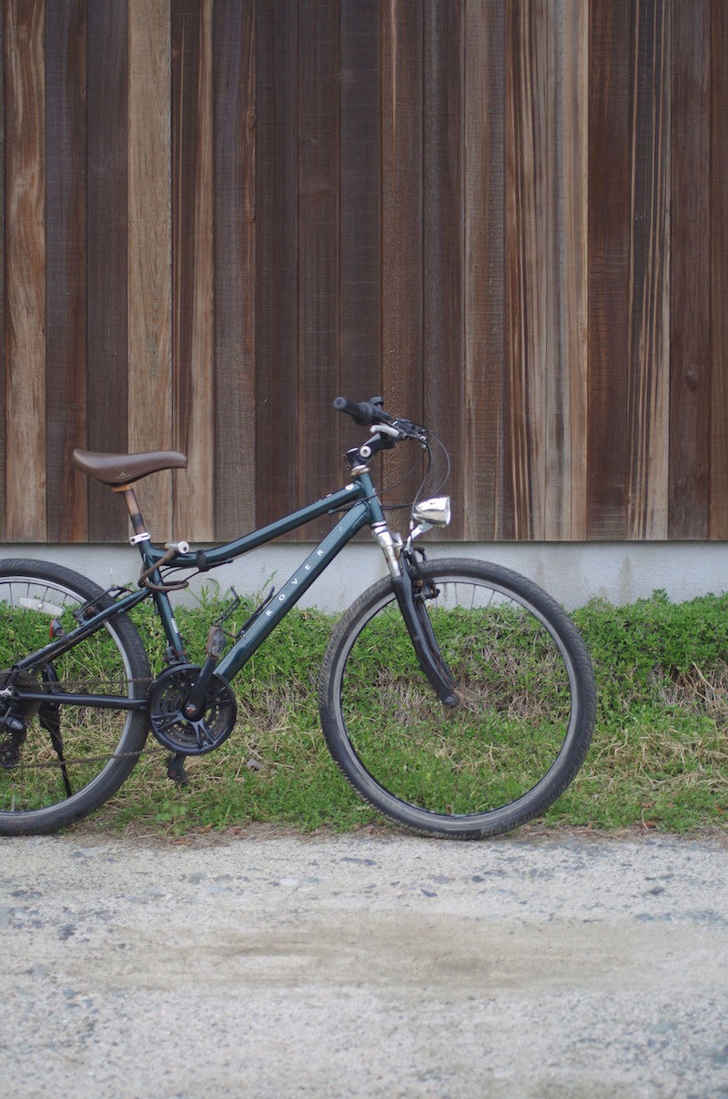 私の愛車（自転車）。