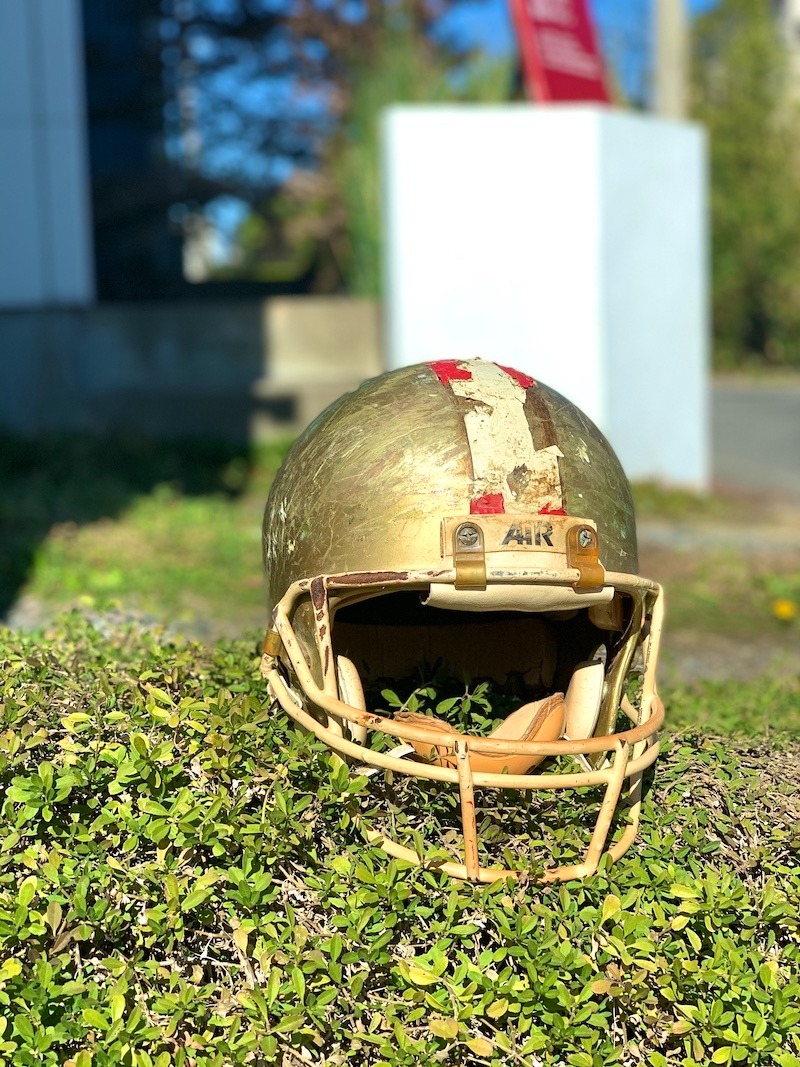 4年間のアメフト時代。