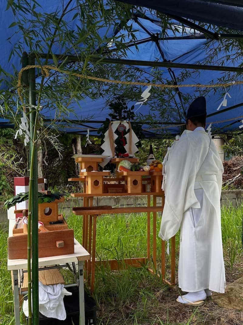 本庄の家地鎮祭。