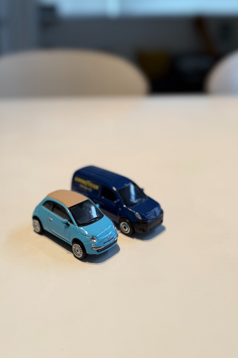チンクとカングー。